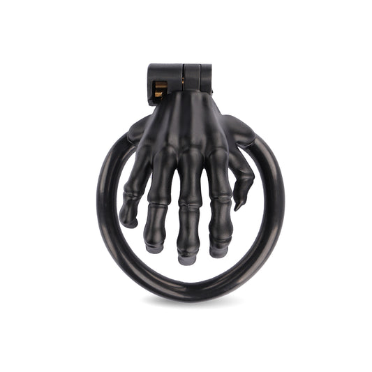 Talon-Themed Male Chastity Device in Black - Secure Metal Cage with Comfortable Fit by Zoolock