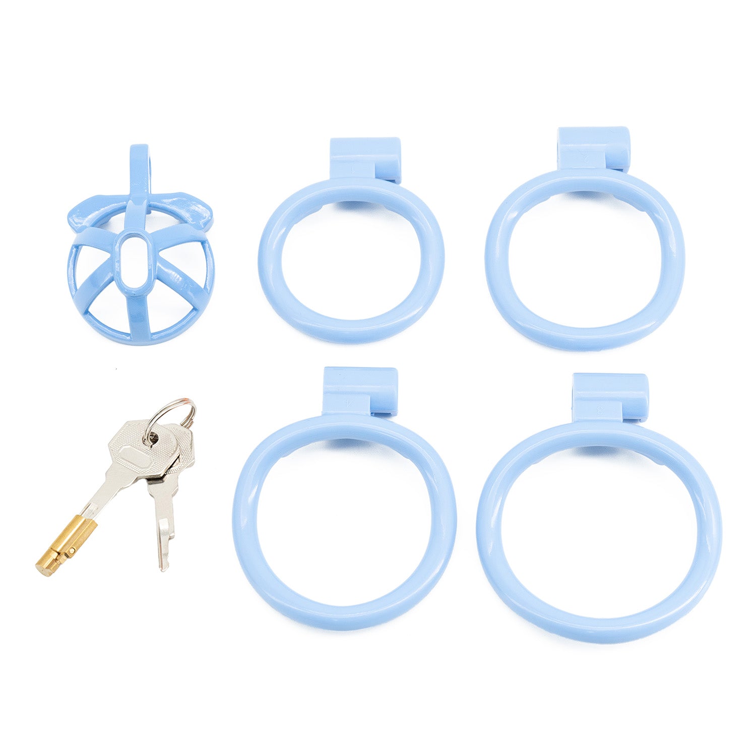Open-Tip Glans Chastity Cage Chastity Lock ZOO-LOCK