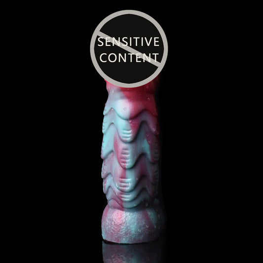 Colored silicone animal penis sheath