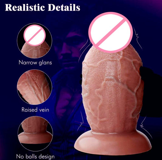 Organic Form Silicone Sculpture – Full-Figured Design for Sensory Exploration