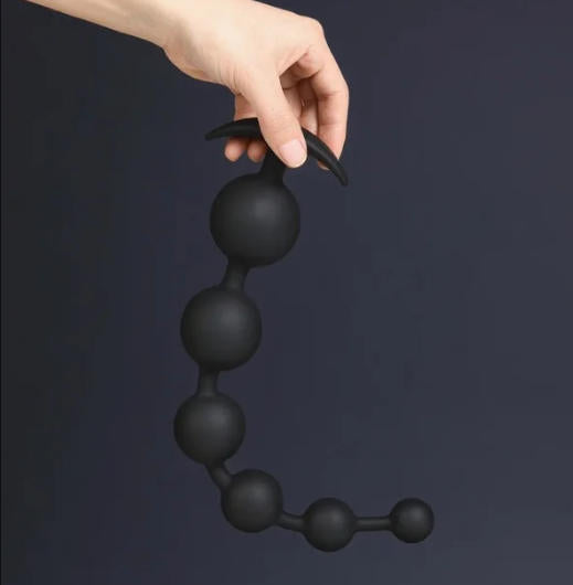 Anus tractor pulling bead masturbation device for men's anal massager for women's silicone tractor pulling bead anal plug out adult sex