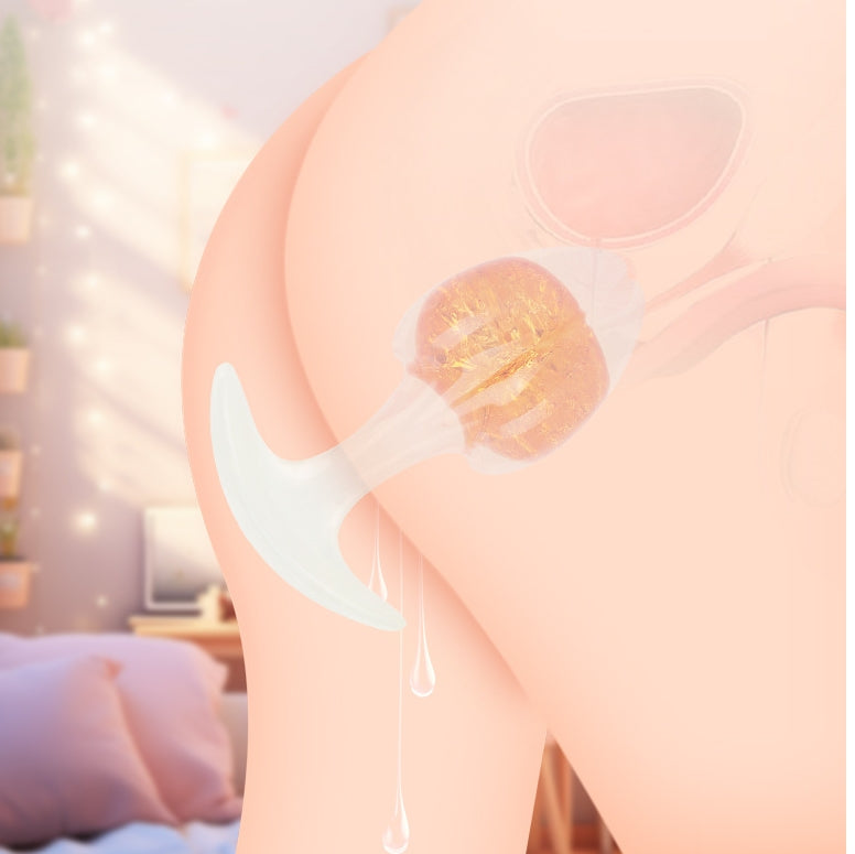 Silicone anal plug plug ZOO-LOCK