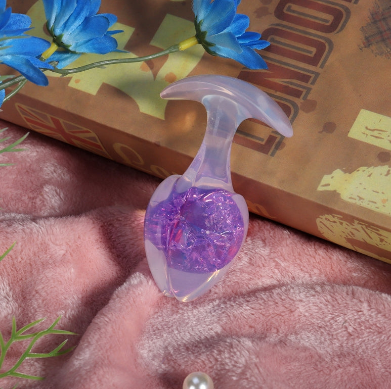Silicone anal plug Purple plug ZOO-LOCK