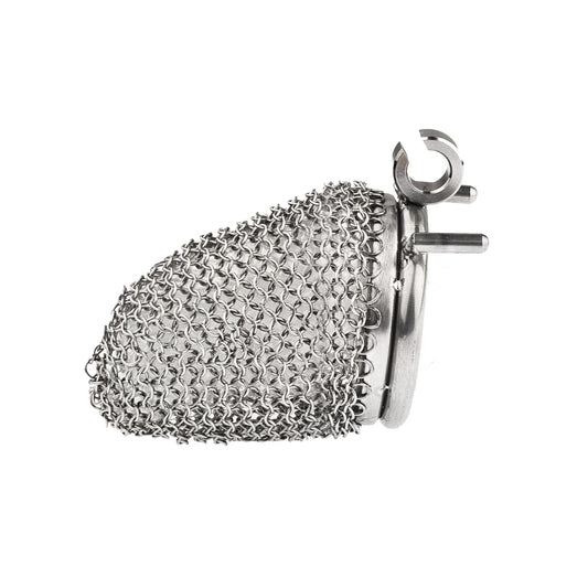 Garnish mesh chastity cage metal chastity lock soft armor men's stainless steel penis lock multi-leg mesh cage sex lock