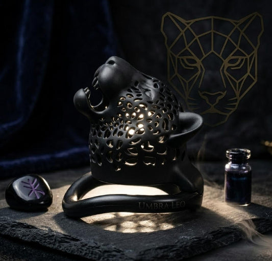 Leopard Head Discipline Cage